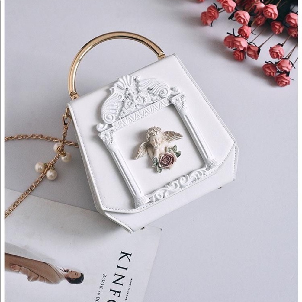 Baroque style angel purse